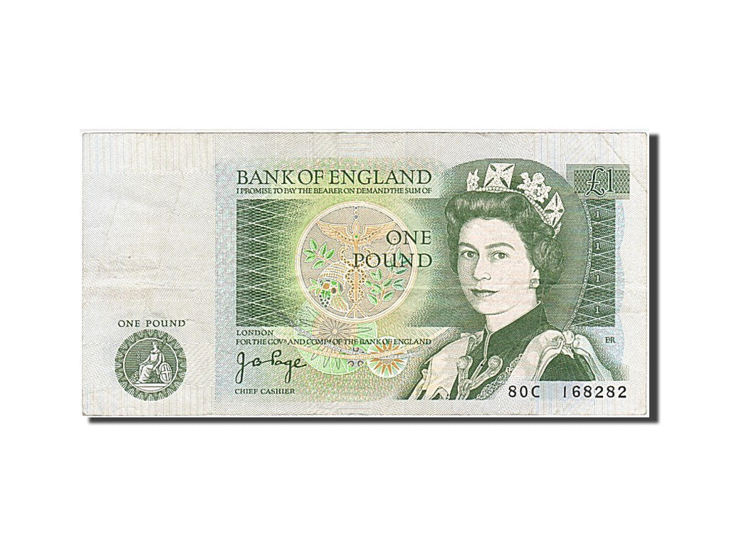 Banknote, Great Britain, 1 Pound, 1978, EF(40-45)
