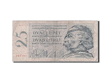 Tchécoslovaquie, 25 Korun, type Jan Ziska