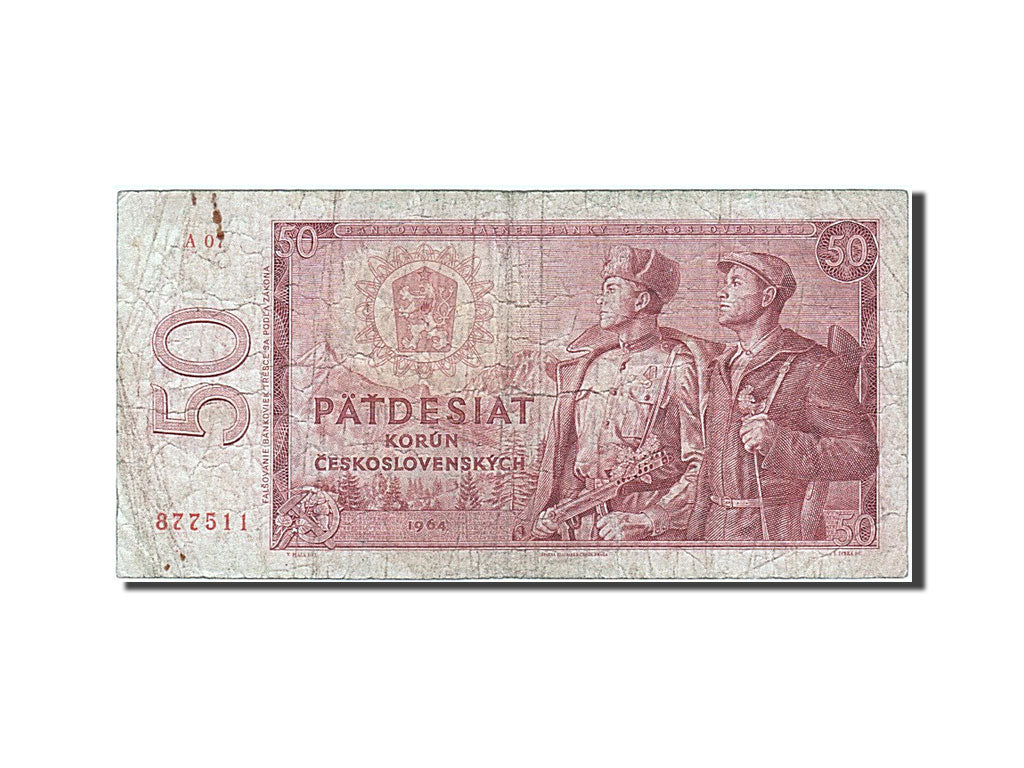 Banknote, Czechoslovakia, 50 Korun, 1964, F(12-15)