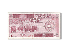 Biljet, Somalië, 5 Shilin = 5 Shillings, 1987, TTB