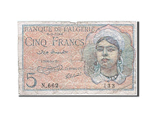 Algeria, 5 Francs, 1944, KM #94a, 1944-02-08, VG(8-10), N.662