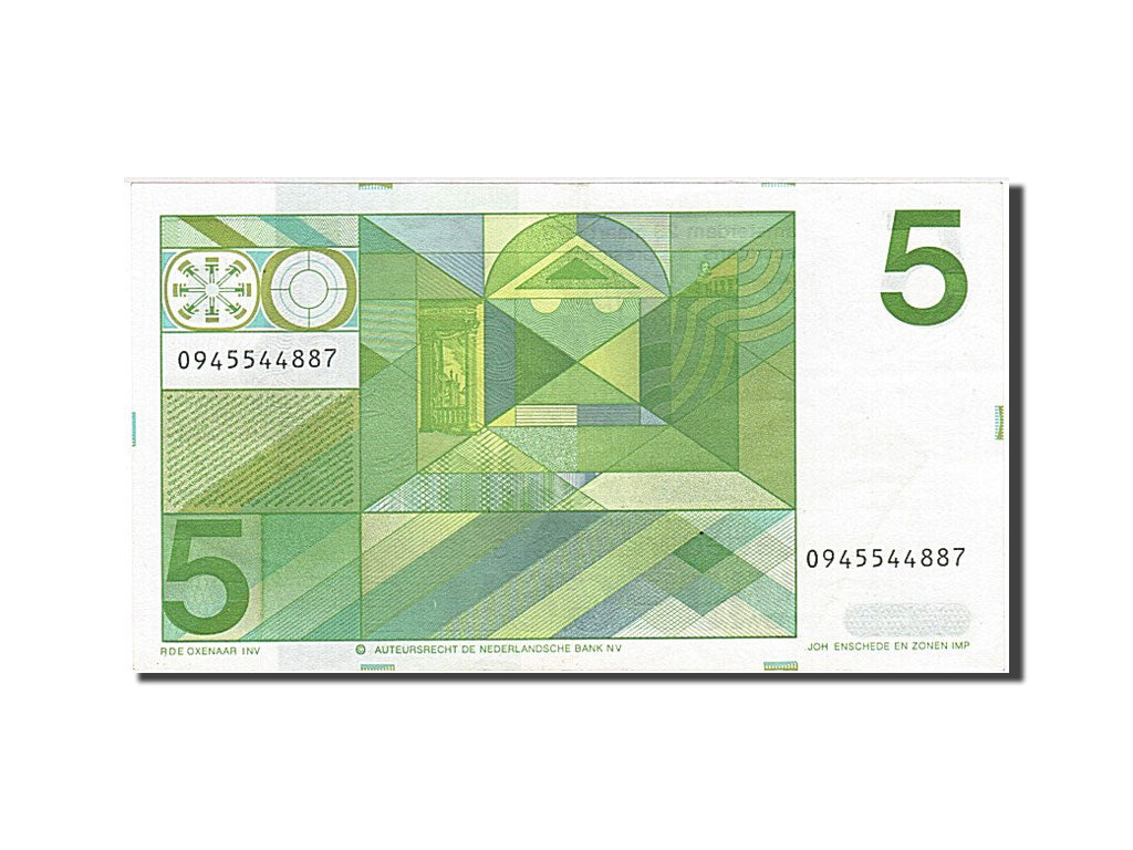 Pays-Bas, 5 Gulden, type Joost Van Den Vondel