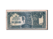 Biljet, MALAYA, 10 Dollars, 1942, TTB