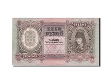 Hungary, 1000 Pengö, 1943, KM #116, 1943-02-24, AU(50-53), F 087 055539