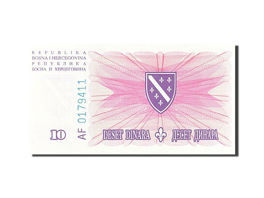 Bosnie-Herzégovine, 10 dinara, type 1994