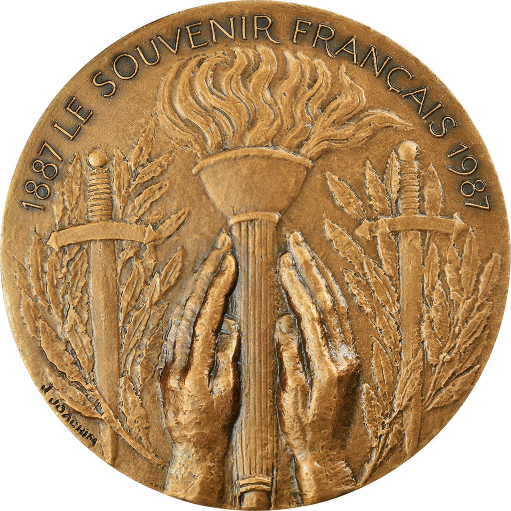 Francia, medalla, Le Souvenir Français, Alsace-Lorraine, Politics, Society