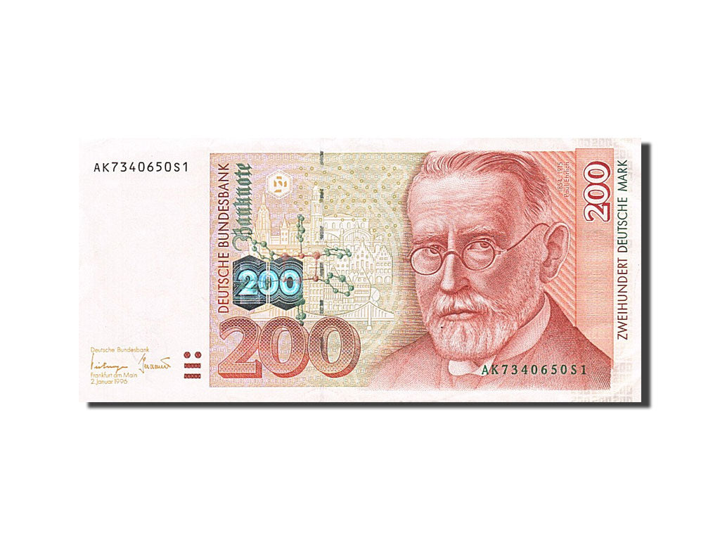 Germany - Federal Republic, 200 Deutsche Mark, 1996, KM #47, 1996-01-02,...