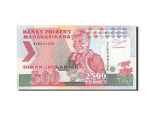 Madagascar, 2500 Francs = 500 Ariary, 1993, KM #72Aa, UNC(63), YC 6044306
