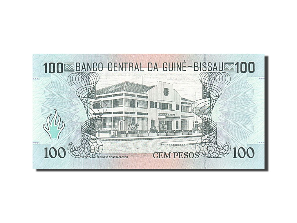 Banknote, Guinea-Bissau, 100 Pesos, 1990, 1990-03-01, UNC(63)