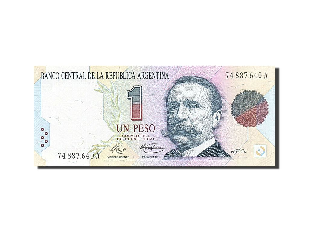 Argentina, 1 Peso, 1992, KM #339a, UNC(63), 74 887 640 A