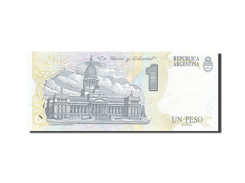 Argentina, 1 Peso, 1992, KM #339a, UNC(63), 74 887 640 A