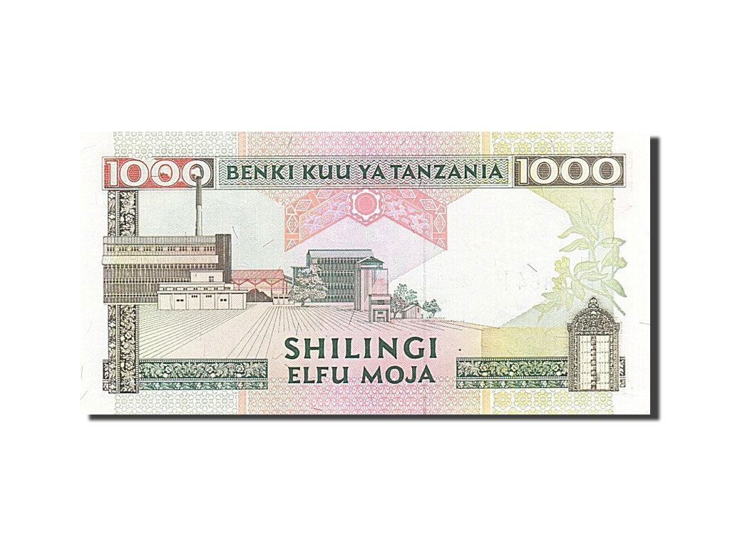 Tanzanie, 1000 Shilingi, type Mwinyi