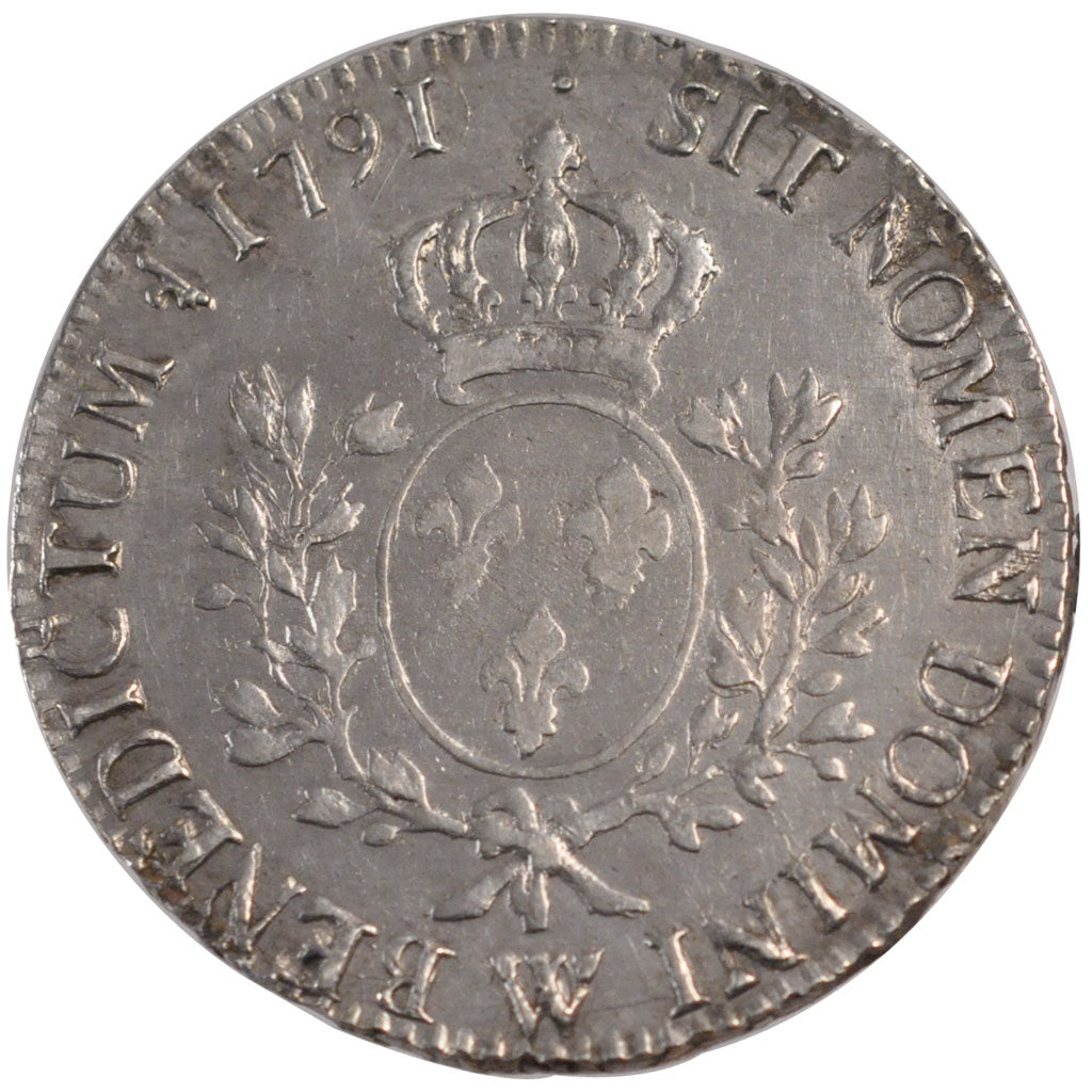 Louis XVI, Ecu aux branches d'olivier