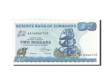 Geldschein, Simbabwe, 2 Dollars, 1983, UNZ