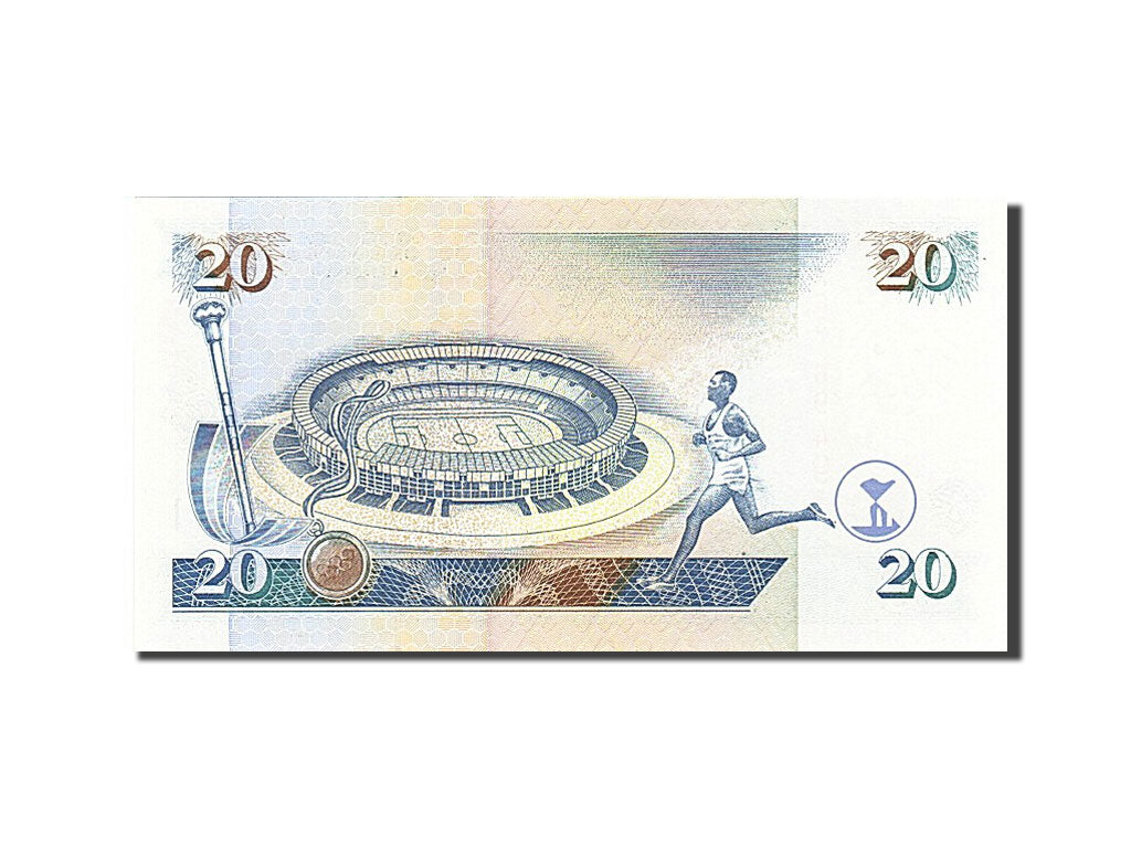 Banknote, Kenya, 20 Shillings, 1995, 1995-07-01, UNC(65-70)