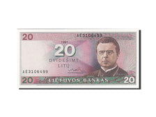 Lithuania, 20 Litu, 1991, KM #48, UNC(65-70), AE 3106499