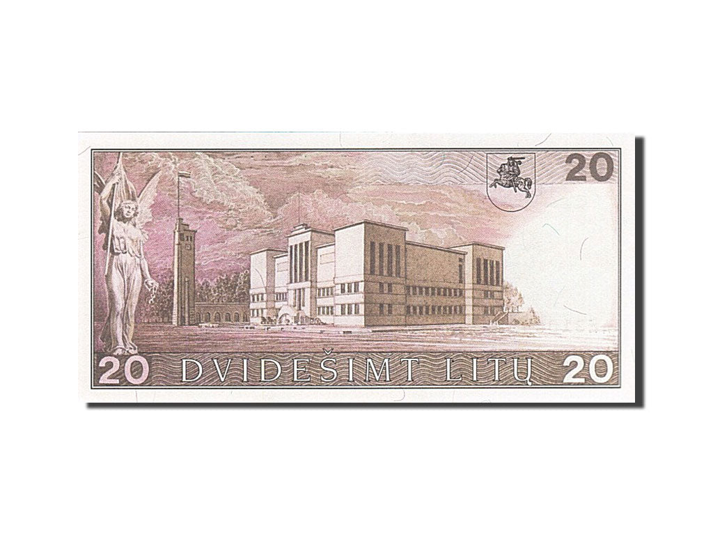 Lithuania, 20 Litu, 1991, KM #48, UNC(65-70), AE 3106499