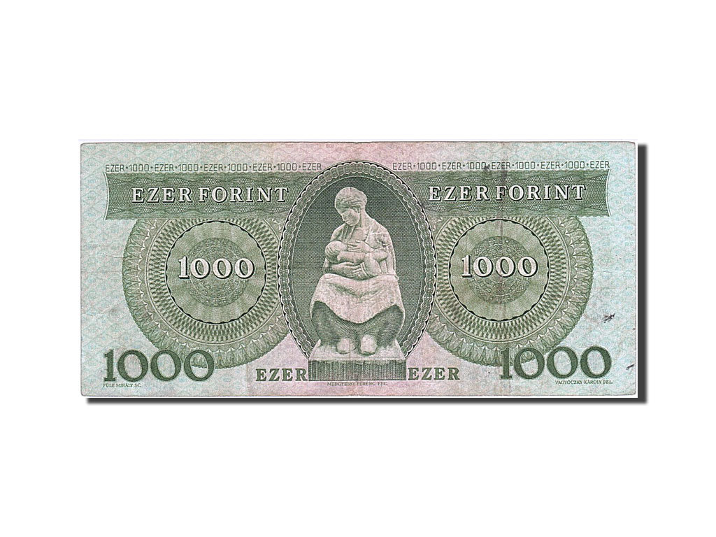 Hungary, 1000 Forint, 1983, KM #173a, 1983-03-25, VF(20-25), A 90490524