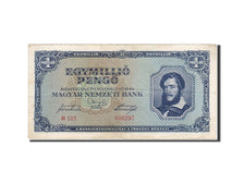 Hungary, 1,000,000 Pengö, 1945, KM #122, 1945-11-16, VF(20-25), N 105 006297