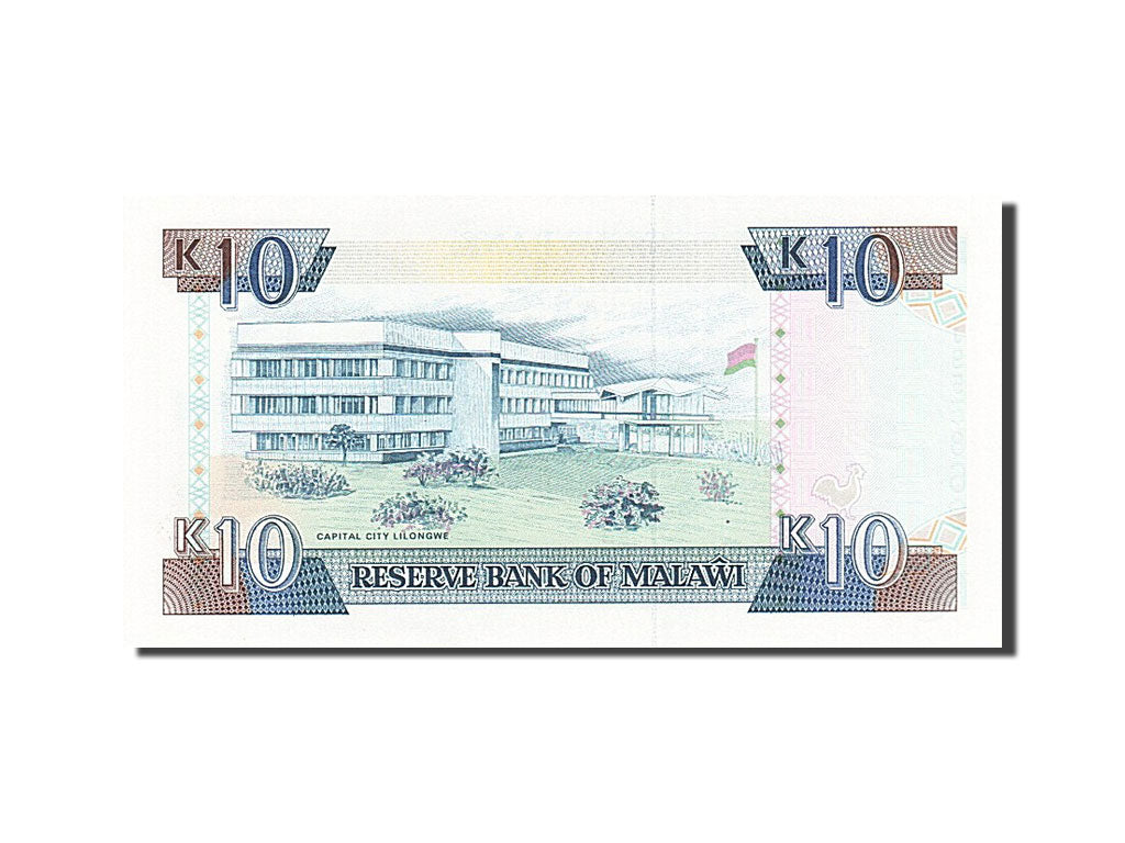 Banknote, Malawi, 10 Kwacha, 1992, 1992-09-01, UNC(65-70)