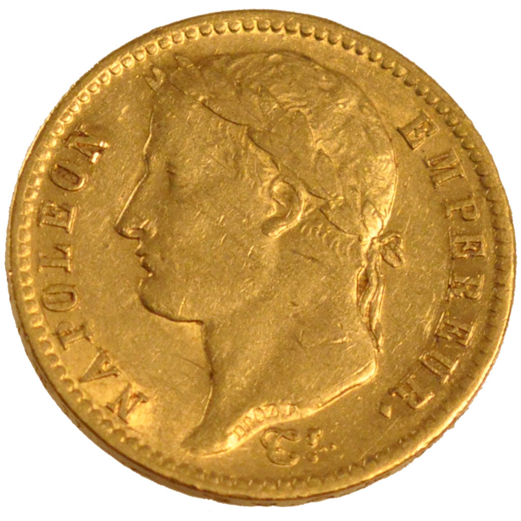 Moneta, Francia, Napoléon I, 20 Francs, 1811, Paris, BB+, Oro, Gadoury:1025