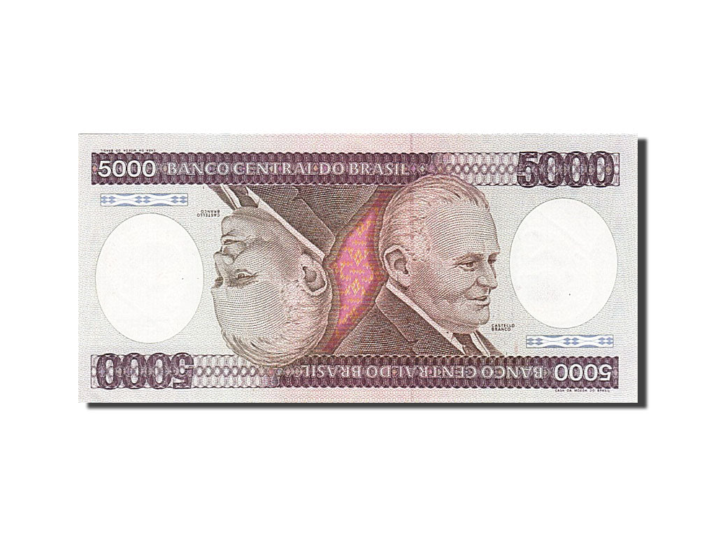 Banknote, Brazil, 5000 Cruzeiros, 1985, UNC(65-70)