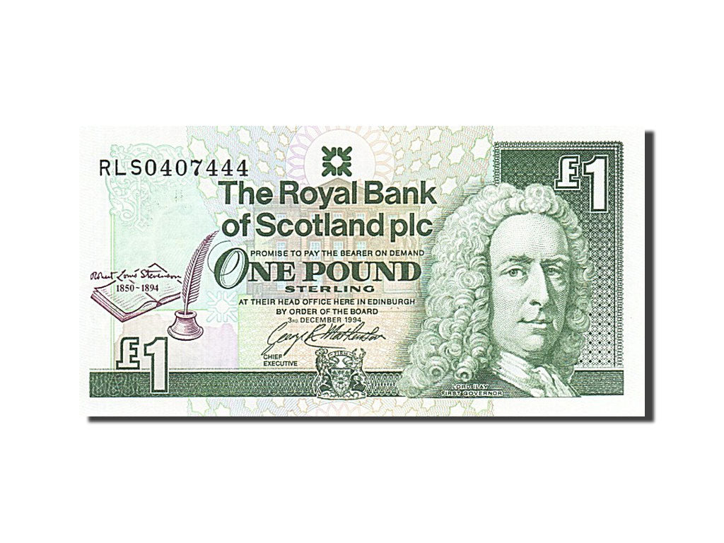 Scotland, 1 Pound, 1994, KM #358a, 1994-12-03, UNC(65-70), RLS 0407444