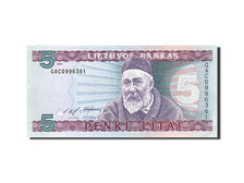Lithuania, 5 Litai, 1993, KM #55a, UNC(63), GAC 0996361