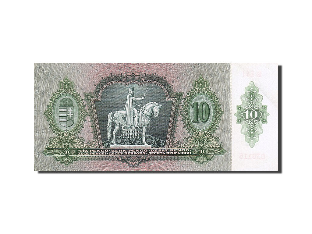 Banknote, Hungary, 10 Pengö, 1936, 1936-12-22, UNC(63)