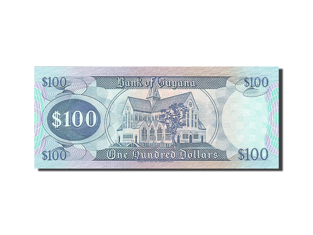 Billet, Guyana, 100 Dollars, 1989, SUP+