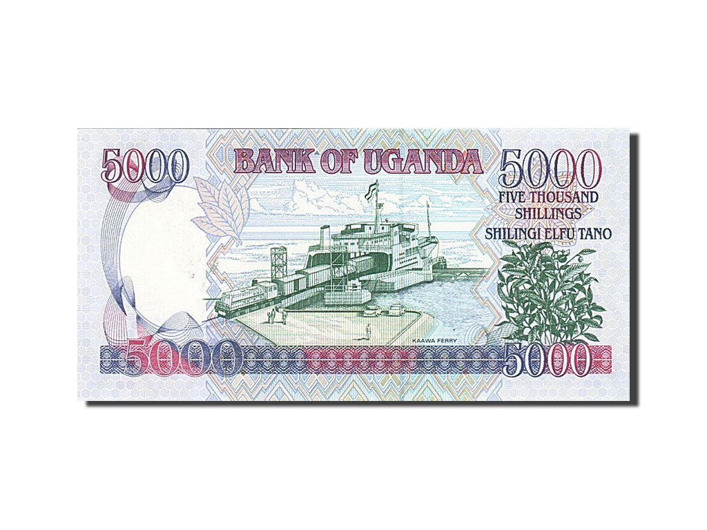 Billet, Uganda, 5000 Shillings, 1993, NEUF