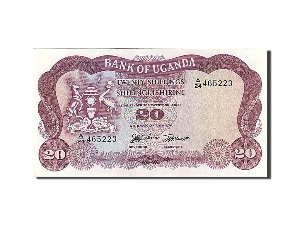 Uganda, 20 Shillings, 1966, SPL