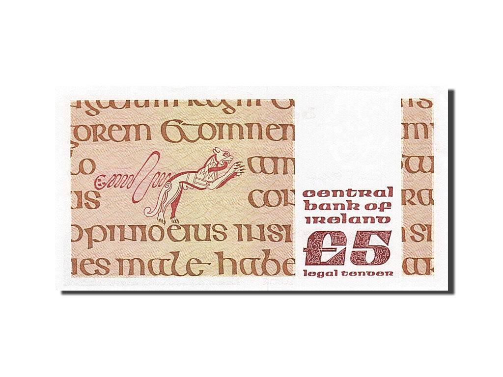 Banconote, Irlanda - Repubblica, 5 Pounds, 1976, SPL