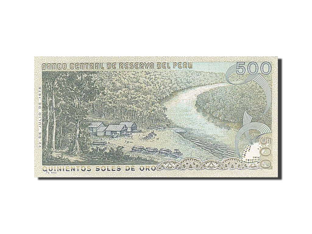 Banknote, Peru, 500 Soles De Oro, 1976, 1976-07-22, UNC(65-70)