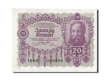 Banknote, Austria, 20 Kronen, 1922, 1922-01-02, AU(55-58)