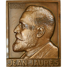 France, Medal, Jean Jaurès, Politics, Society, War, 1968, Crouzat, AU(55-58)