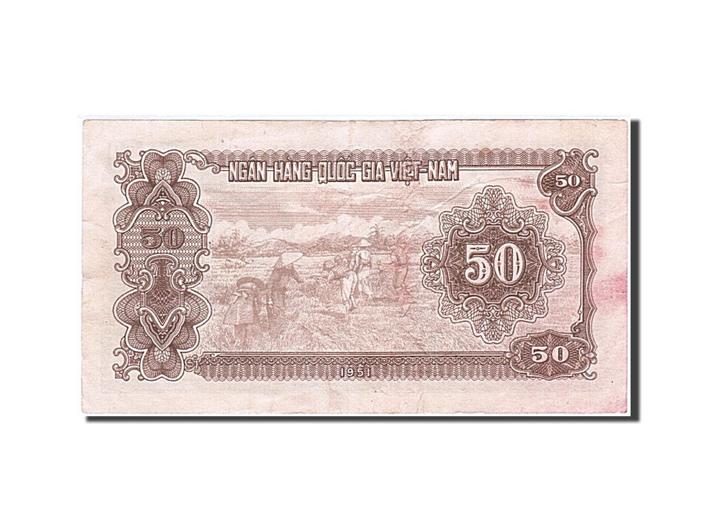 Banknote, Viet Nam, 50 D<ox>ng, 1951, EF(40-45)