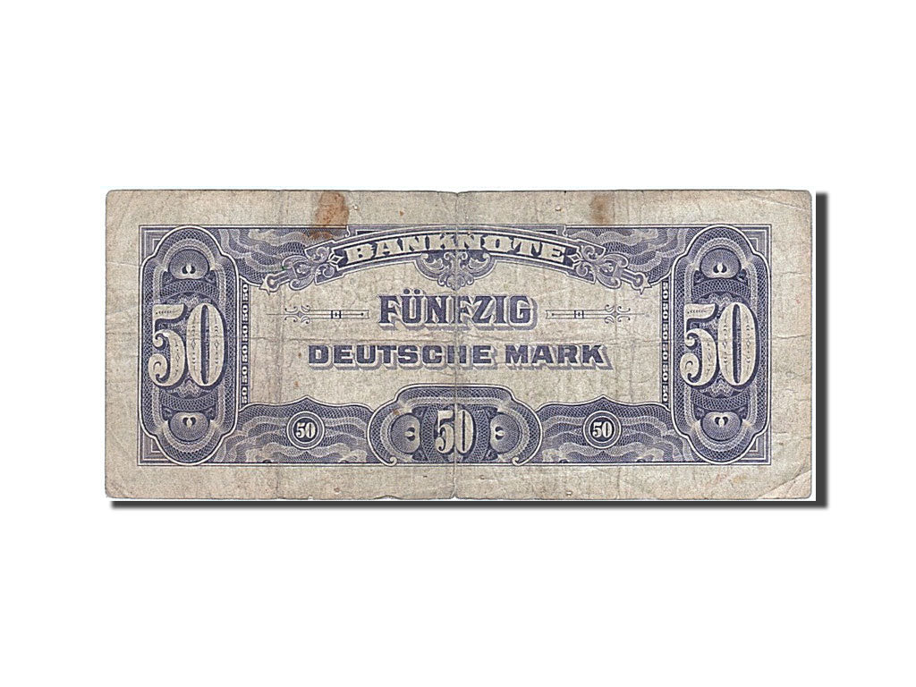 Banknote, GERMANY - FEDERAL REPUBLIC, 50 Deutsche Mark, 1948, VF(20-25)