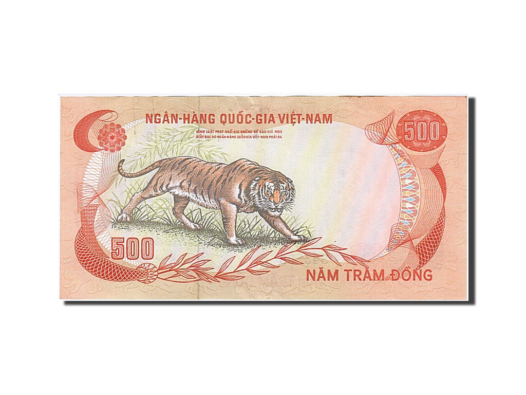 Banknote, South Viet Nam, 500 Dông, 1972, AU(50-53)