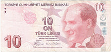 Turkey, 10 Lira, 2009, KM #223, VG(8-10), A618 113122