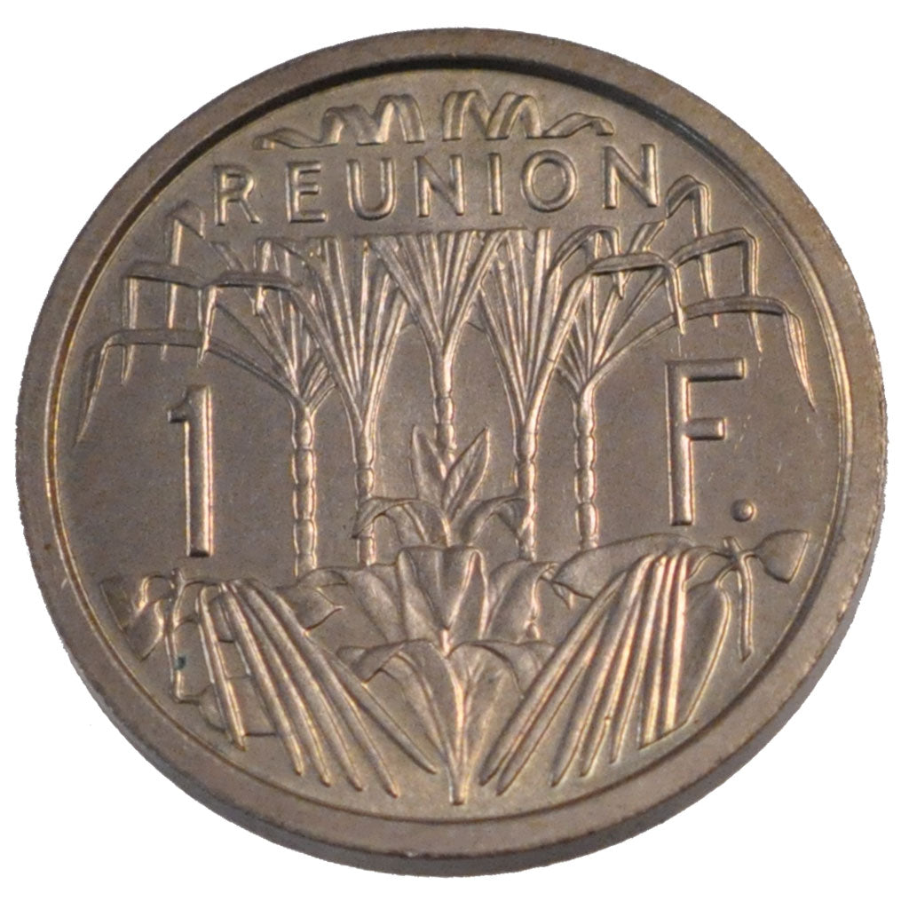Réunion, Franc, 1948, FDC, Rame-nichel, KM:E3, Lecompte:52