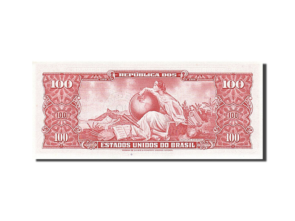 Billete, 10 Centavos on 100 Cruzeiros, 1966, Brasil, UNC