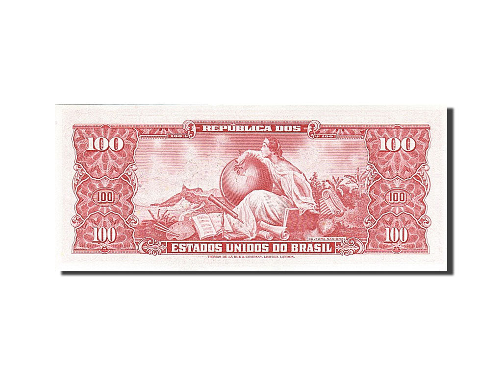 Banknote, Brazil, 10 Centavos on 100 Cruzeiros, 1966, UNC(65-70)