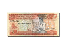 Banknote, Ethiopia, 5 Birr, 1976, UNC(65-70)