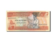 Banknote, Ethiopia, 5 Birr, 1976, UNC(65-70)