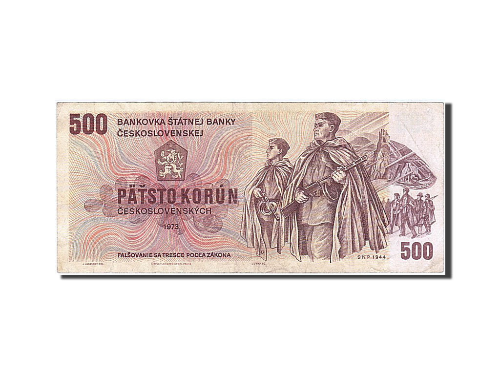 Cecoslovacchia, 500 Korun, 1973, MB+