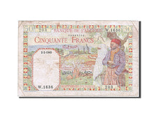Algeria, 50 Francs, 1942, KM #87, F(12-15), W.1636