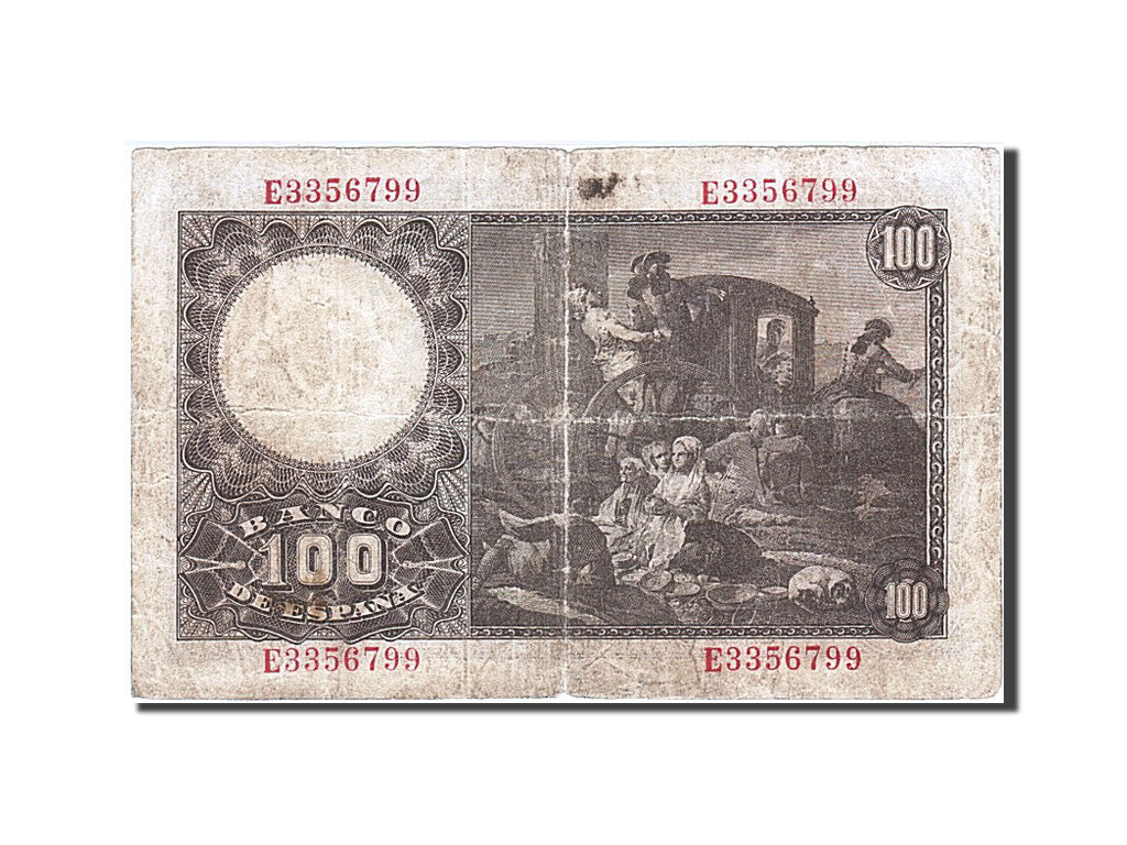 Banknote, Spain, 100 Pesetas, 1948, 1948-05-02, F(12-15)