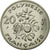 Moneta, Polinezja Francuska, 20 Francs, 1967, MS(65-70), Nikiel, Lecompte:88