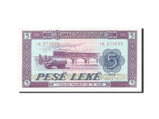 Albania, 5 Lekë, 1976, KM #42a, UNC(63), IK 673695